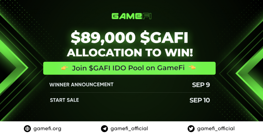 The FATF Pool on GameFi has been opened