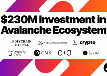 The avalanche ecosystem has received an investment of $ 230 million from a number of large funds