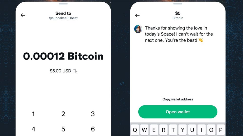 Twitter launches the Bitcoin deposit function directly on the iOS app