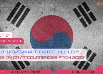 South korean will levy taxes on cryptocurrencies from 2022 | News on 08 Oct 2021 | Crypto News