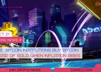 Institutions invest in bitcoin as an alternative of gold when inflation rises | News on 09 Oct 2021 | Crypto News