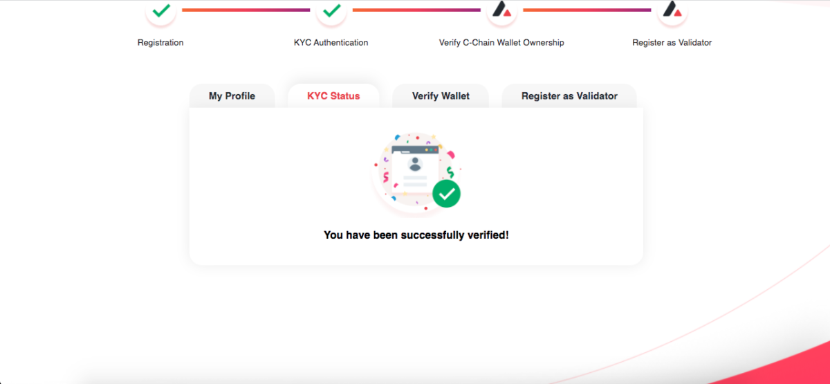 Complete KYC on Avalaunch