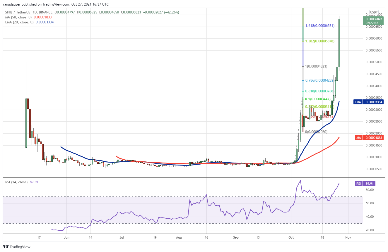 BTC, ETH, BNB, ADA, SOL, XRP, DOT, DOGE, SHIB, LUNA 41