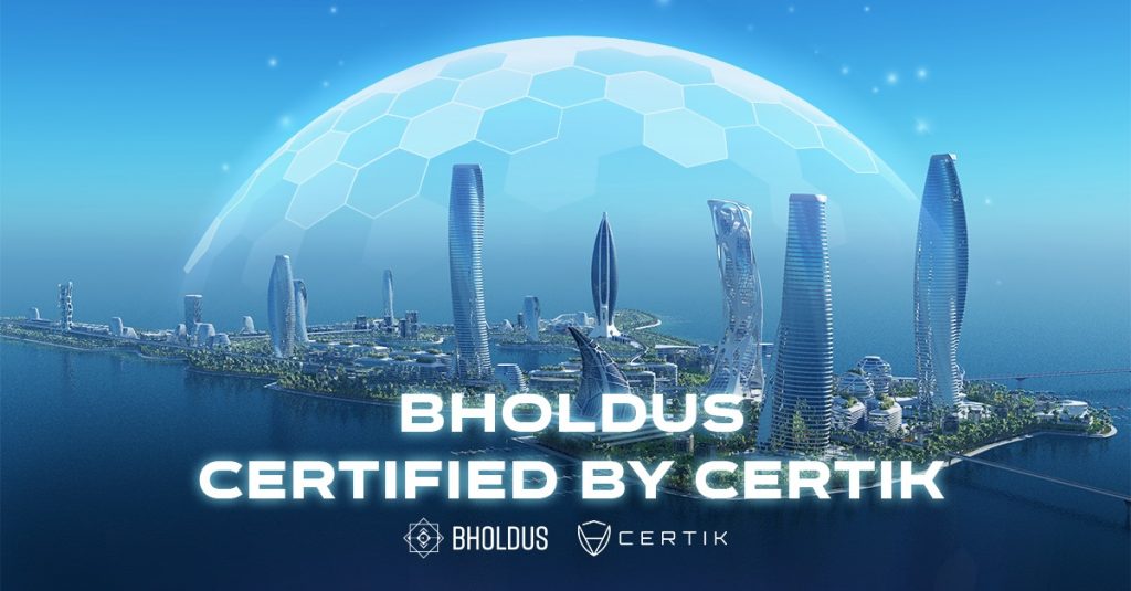 Bholdus has a safety score 84/100 from CertiK