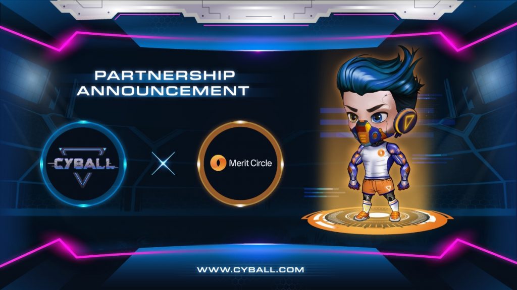 CyBall - hottest NFT gaming project today announces partnership with Merit Circle Decentralized Gaming Guild