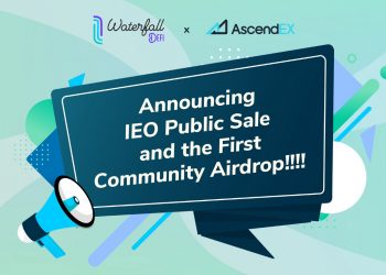 IEO Waterfall DeFi on AscendEX is the first community airdrop