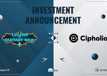 Legend of Fantasy War (LFW) receives investment from Cipholio Ventures