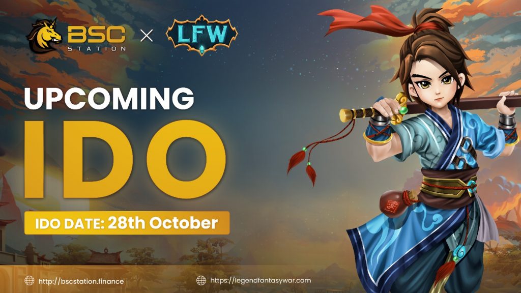 Legend of Fantasy War (LFW) will be IDO on BSCSstation