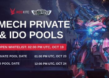 Mech Master's private pool, IDO pool and community pool on Red Kite are open