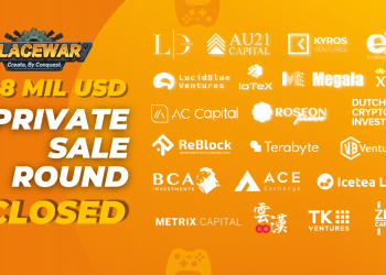 PlaceWar completes private funding round with $ 1.8 million from the world's leading blockchain investment funds