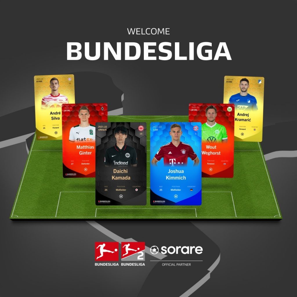 Sorare is partnering with the Bundesliga to release NFT players