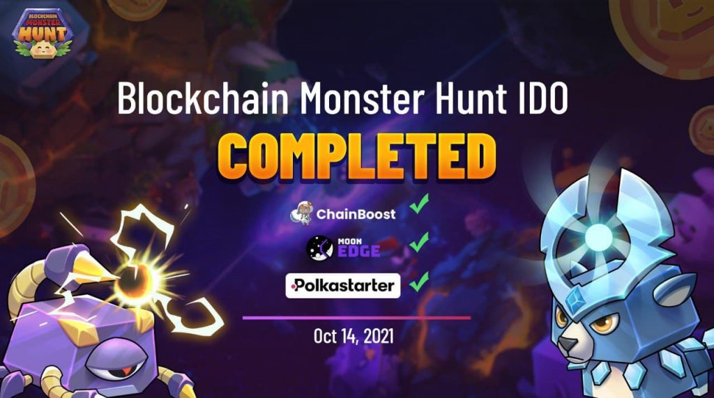 Summary of Successful IDO Event and Next Blockchain Monster Hunt Plan