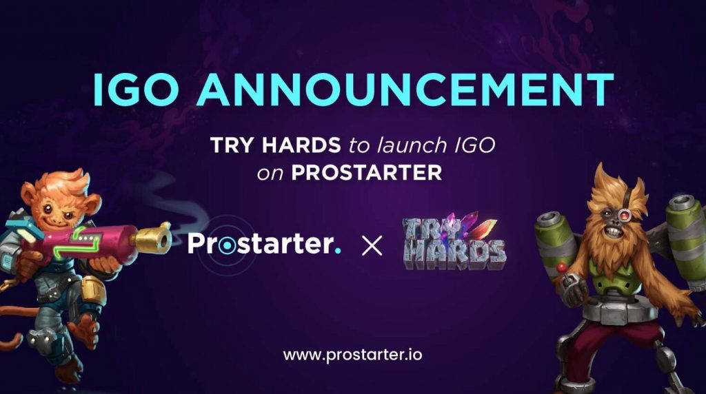 TryHards (TRY) hosts IDO on ProStarter