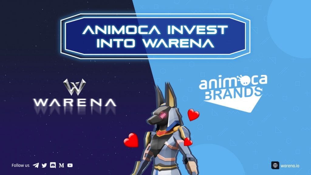 WARENA announces major investors and partners - Animoca Brands