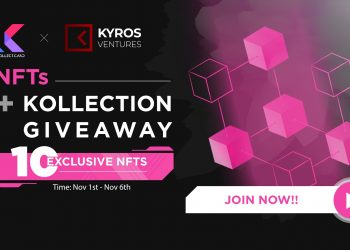 Attend the NFT Giveaway event with Kollect and Kyros Ventures