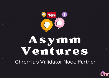 Chromia (CHR) announces its first validator partner: Asymm Ventures