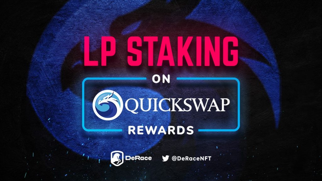 DeRace (DERC) launches liquidity pool staking on QuickSwap