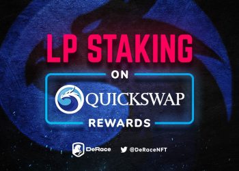 DeRace (DERC) launches liquidity pool staking on QuickSwap