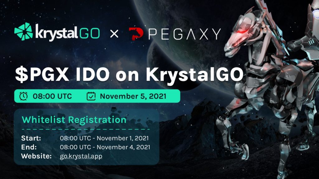 Details of IDO Pegaxy (PGX) on KrystalGO