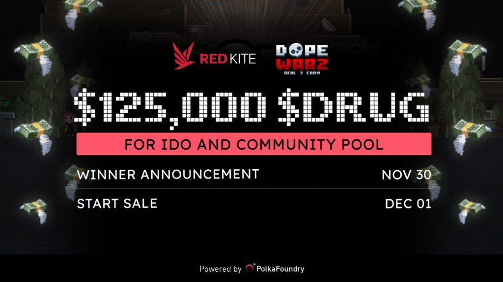 DopeWarz (DRUG) launches IDO on Red Kite