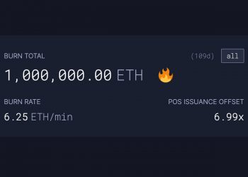 Ethereum reaches 1 million ETH burned thanks to EIP-1559