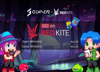 Gunstar IDO and Community Pool will officially take place on Red Kite!  Sign up now to begin your Fantasy StarWorld journey