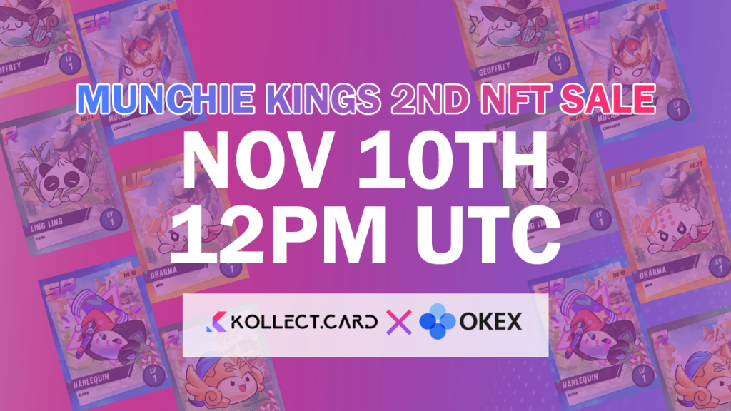 Kollect announced the details of the second NFT sale on OKEx