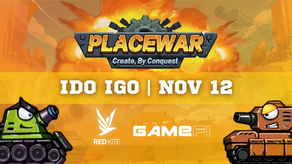 PlaceWar Game announces IDO on Red Kite and GameFi