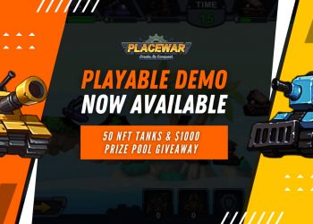 PlaceWar (PLACE) has released a demo version of the game, offering 50 Genesis NFTs and a $ 1,000 pool