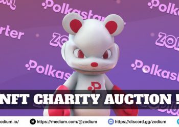 Zodium (ZODI) and Polkastarter open NFT charity auction