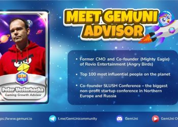 Peter Vesterbacka, “father” of Angry Birds joins advisor for GemUni (GENI)