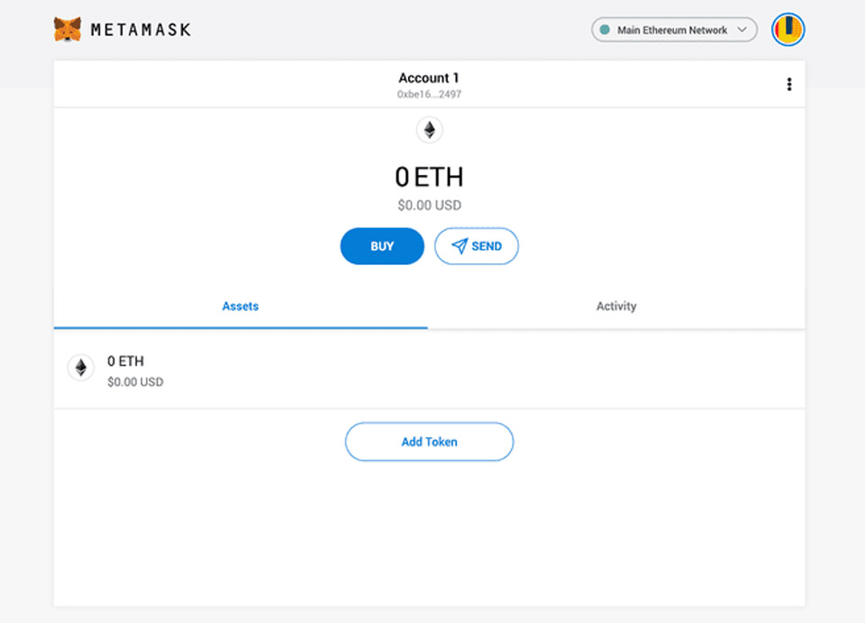 Create a Metamask storage wallet