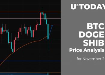 BTC, DOGE and SHIB Price Analysis for Nov 2