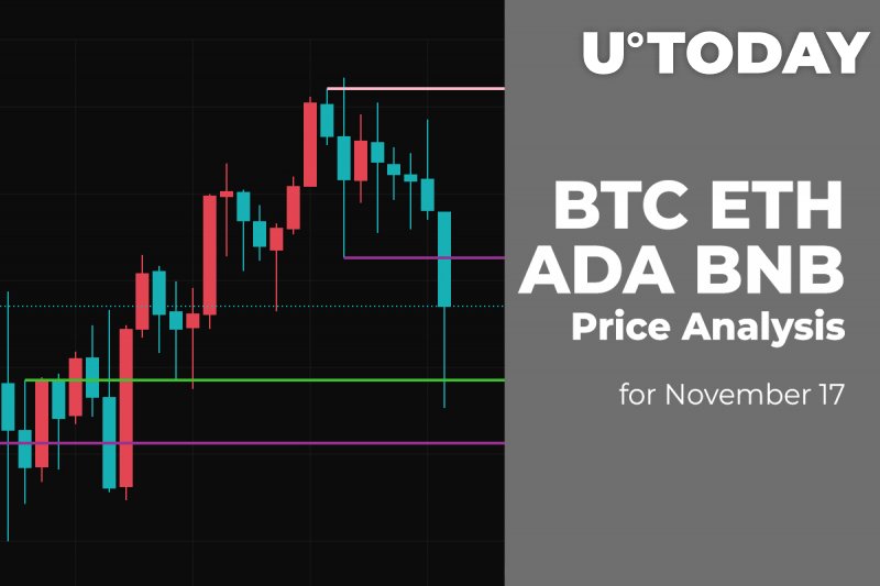 BTC, ETH, ADA and BNB Price Analysis for Nov 17