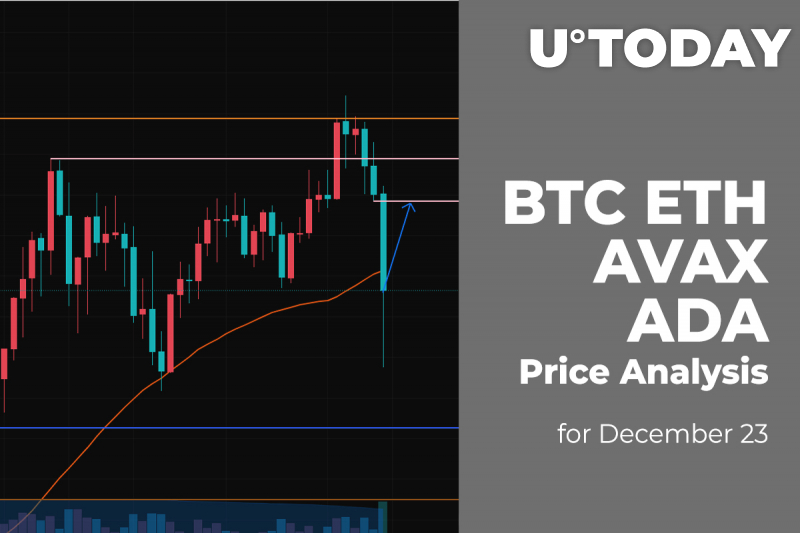 BTC, ETH, AVAX and ADA Price Analysis for December 23