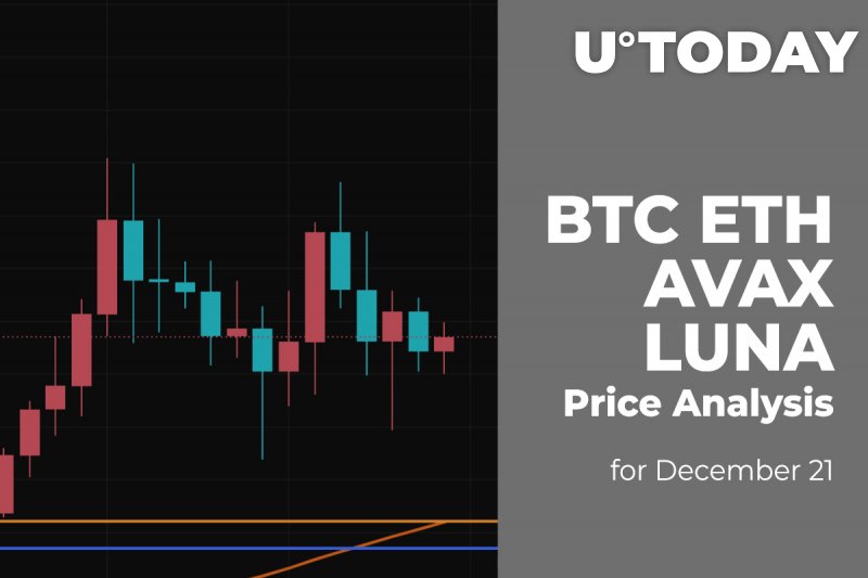 BTC, ETH, AVAX and LUNA Price Analysis for December 21