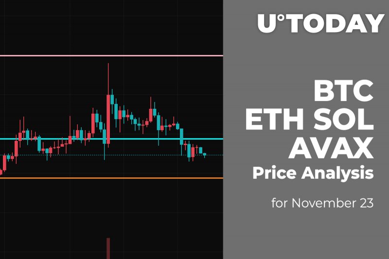 BTC, ETH, SOL and AVAX Price Analysis for November 23