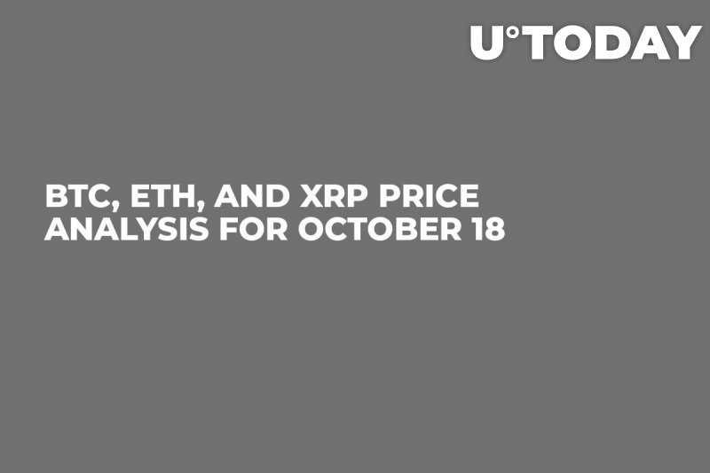 BTC, ETH and XRP Price Analysis for October 18