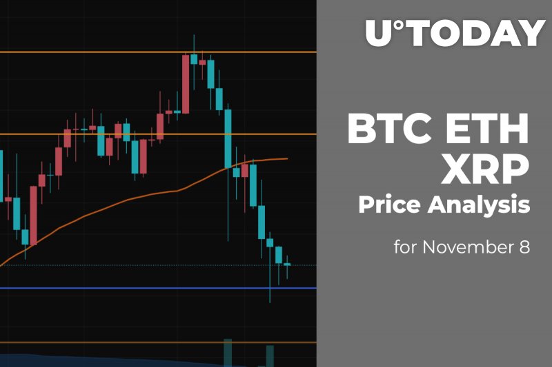 BTC, ETH and XRP Price Analysis on November 8