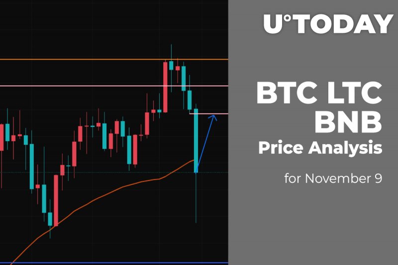 BTC, LTC and BNB Price Analysis for November 9