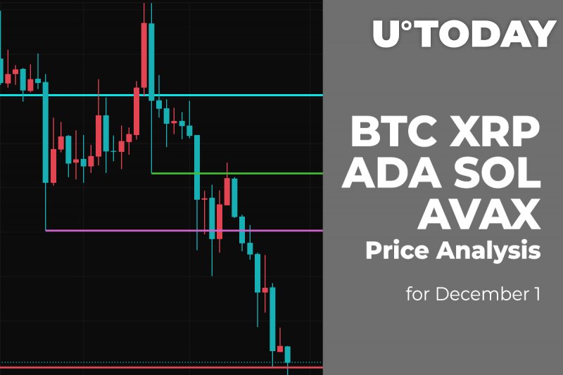 BTC, XRP, ADA, SOL and AVAX Price Analysis for December 1