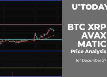 BTC, XRP, AVAX and MATIC Price Analysis for December 27