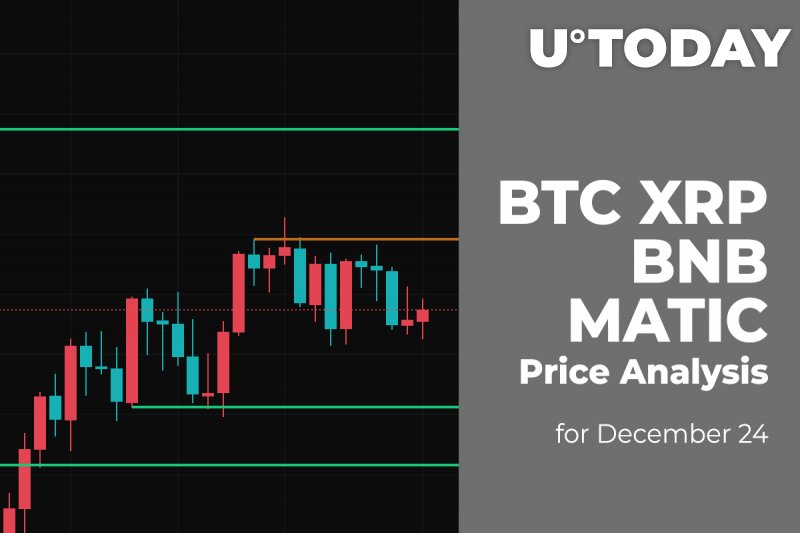 BTC, XRP, BNB and MATIC Price Analysis for December 24