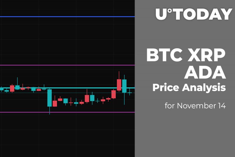 BTC, XRP and ADA Price Analysis for November 14