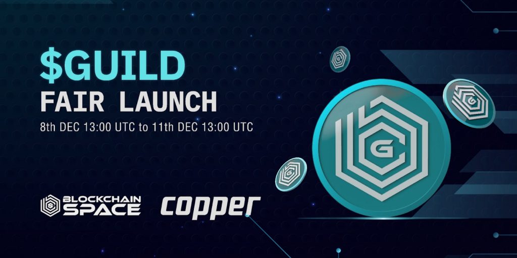 BlockchainSpace organizes the fair launch of the GUILD token on the Copper platform