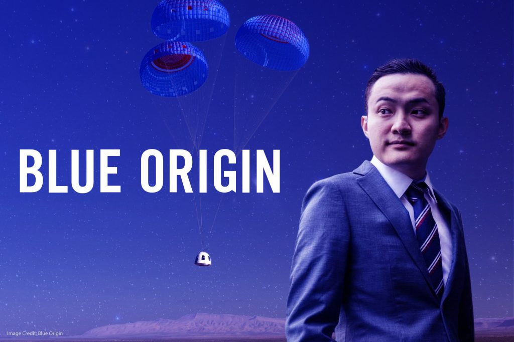 Justin Sun spends $ 28 million to fly into space in Jeff Bezos' spacecraft