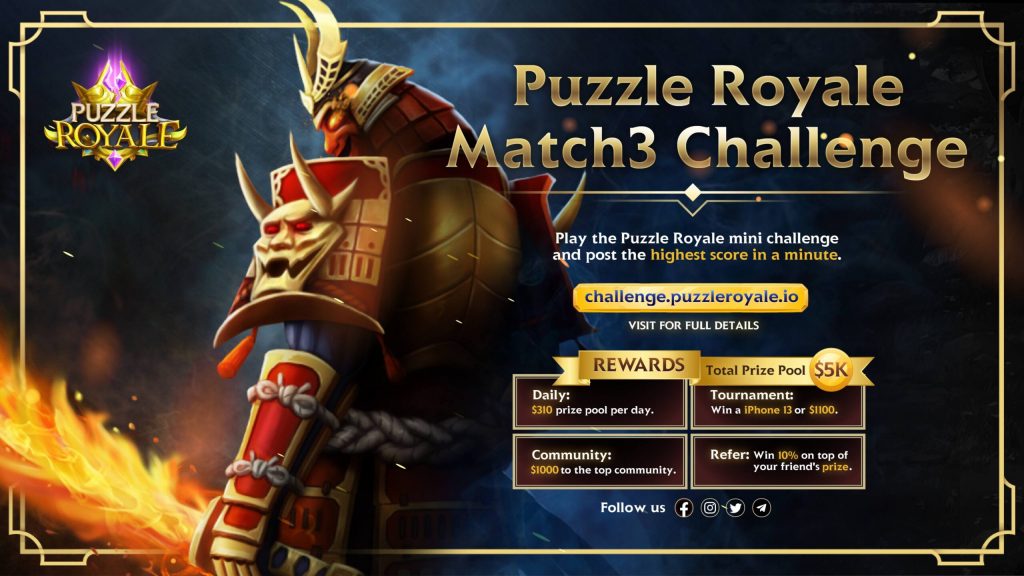 Puzzle Royale launches the holiday challenge