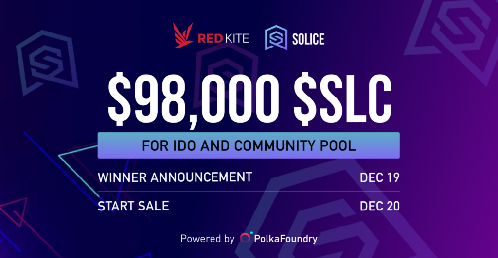 Solice (SLC) launches IDO on Red Kite