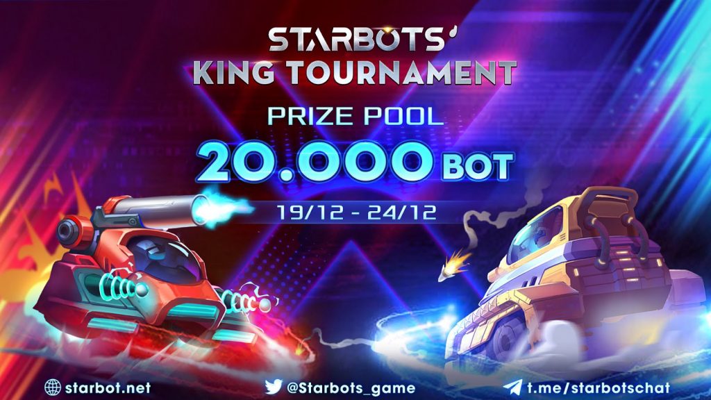 Starbots (BOT) is hosting the "Starbots King Tournament" event prior to the release of testnet