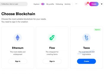 The NFT Rarible platform integrates the Tezos blockchain